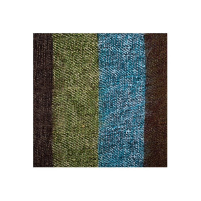 Sjaal met Verhaal - Plaid Blauw Bruin Groen