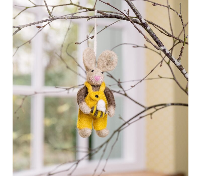 Sjaal met Verhaal - Hanger Haas Imker met Bijtje