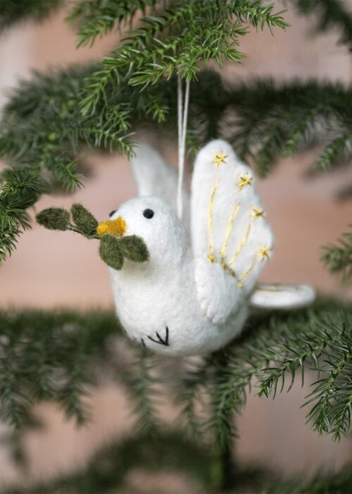 Sjaal met Verhaal Hanger Vredesduif - Sjaal met Verhaal