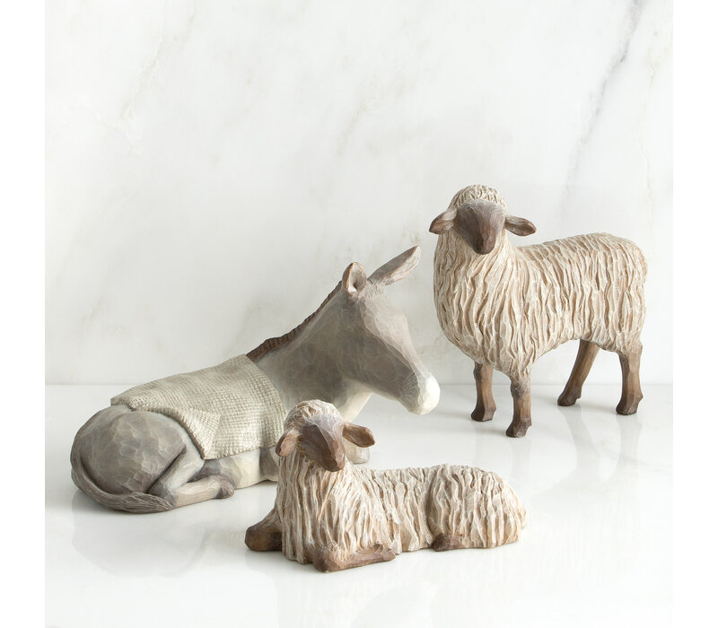 Willow Tree - Gentle Animals of The Stable for The Christmas Story (PRE-ORDER)