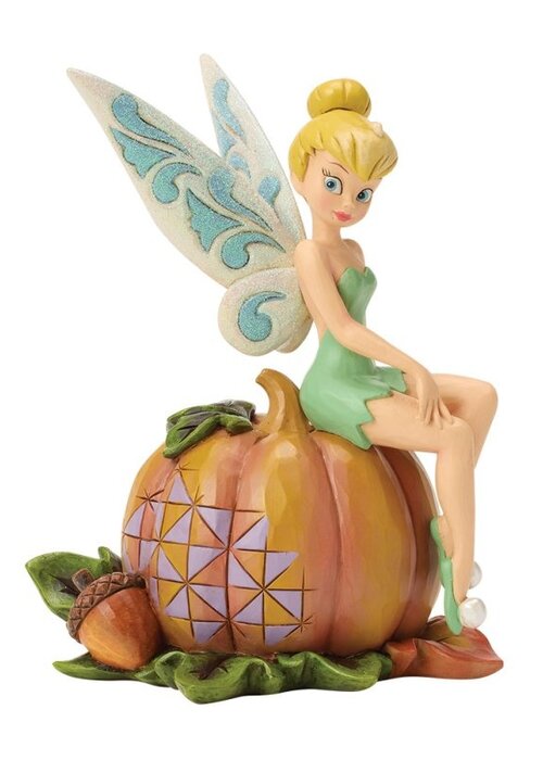 Disney Traditions Pumpkin Patch Pixie (Tinkerbell on Pumpkin PRE-ORDER) - Disney Traditions