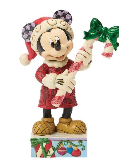 Disney Traditions Peppermint Magic (Mickey with Candy Cane PRE-ORDER) - Disney Traditions