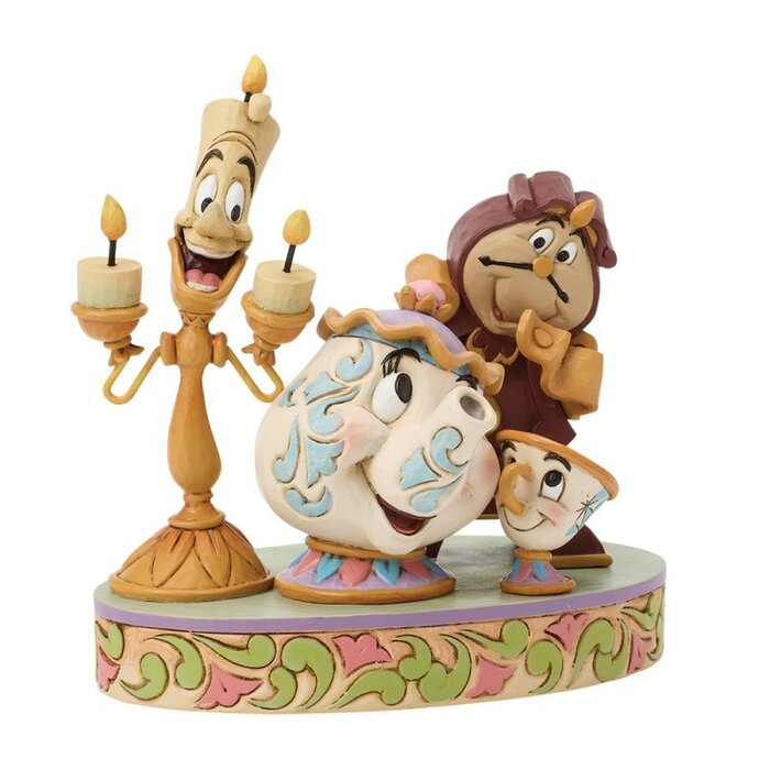 Disney Traditions - Heart of the Castle (Lumiere, Mrs Potts, Cogsworth and Chip PRE-ORDER)
