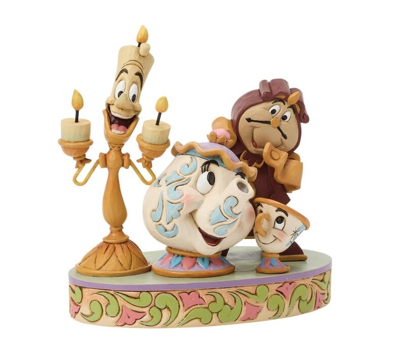 Disney Traditions - Heart of the Castle (Lumiere, Mrs Potts, Cogsworth and Chip PRE-ORDER)