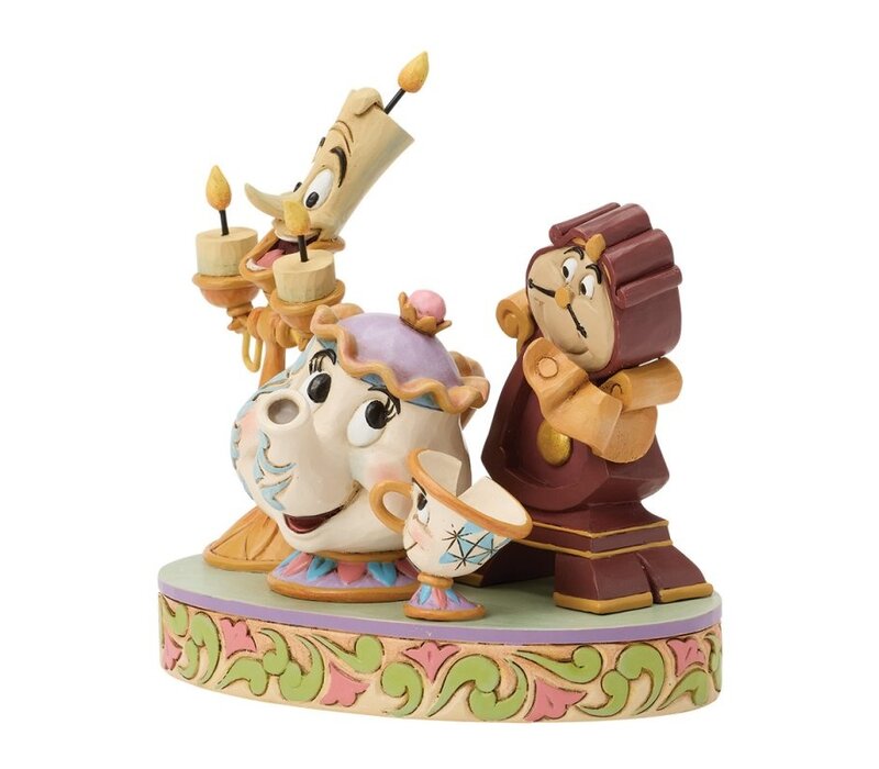 Disney Traditions - Heart of the Castle (Lumiere, Mrs Potts, Cogsworth and Chip PRE-ORDER)