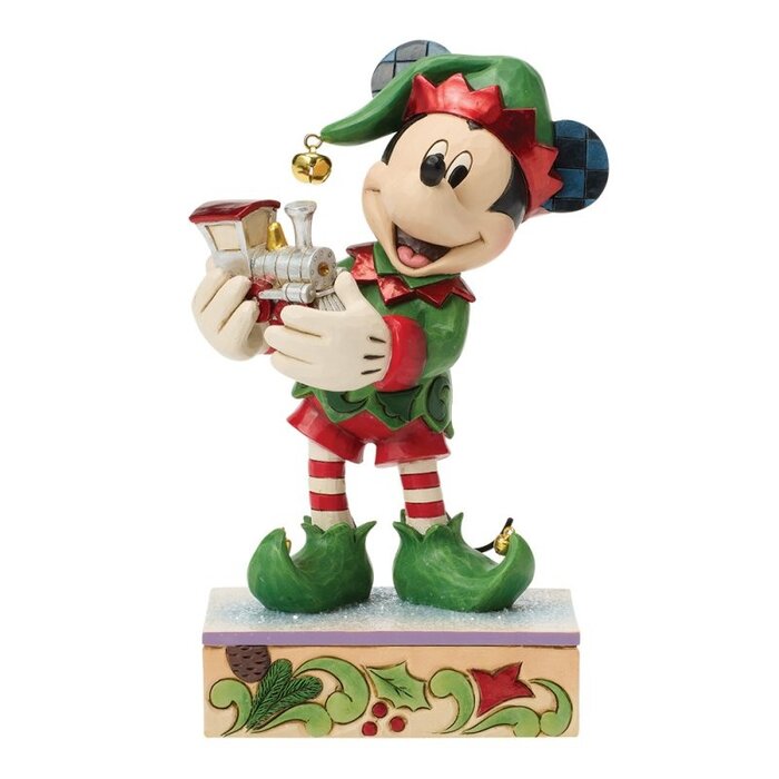 Disney Traditions - Elf on Track (Mickey Elf with Train PRE-ORDER)