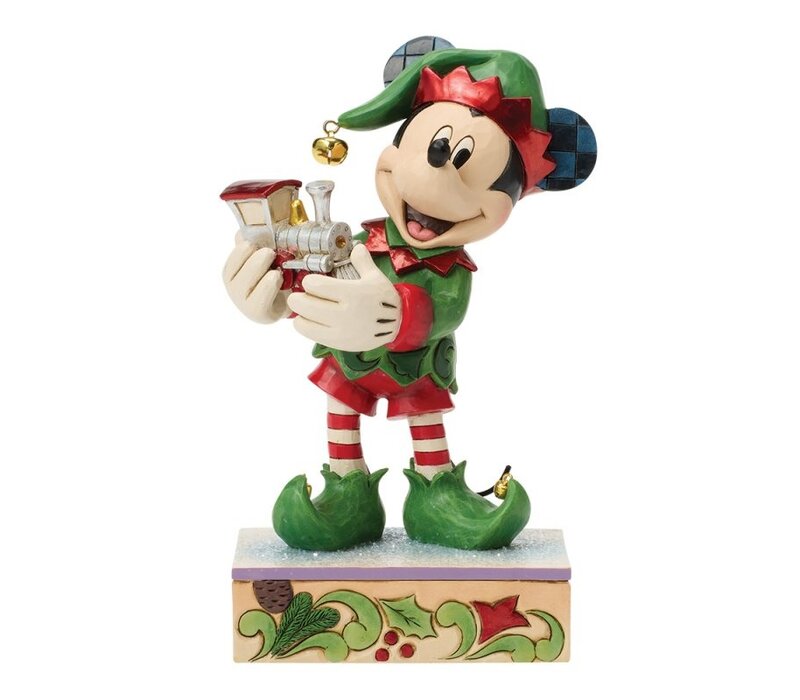 Disney Traditions - Elf on Track (Mickey Elf with Train PRE-ORDER)