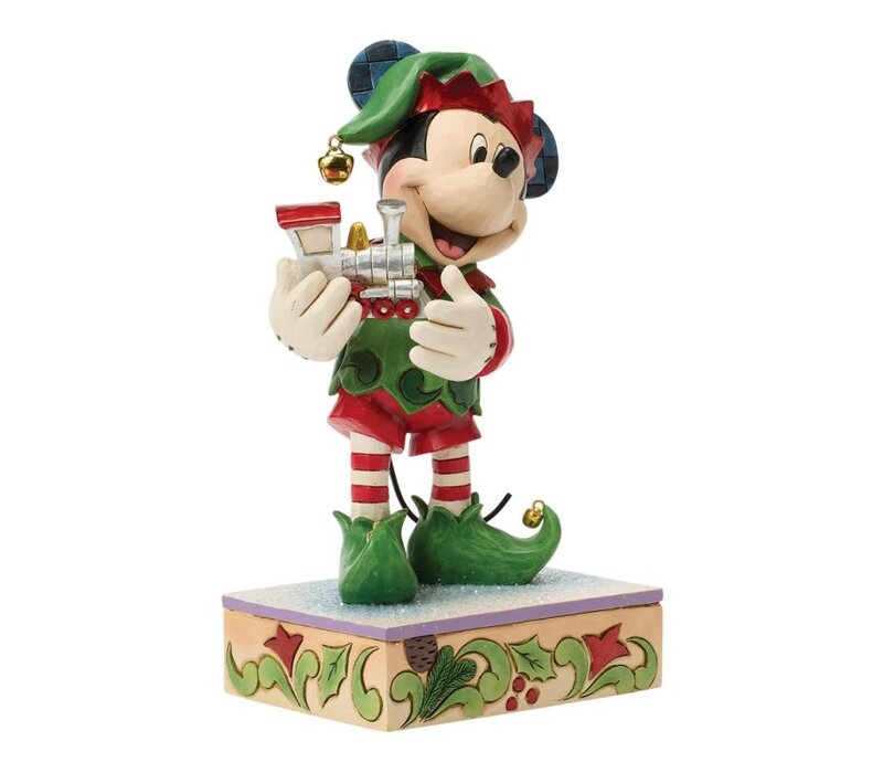 Disney Traditions - Elf on Track (Mickey Elf with Train PRE-ORDER)