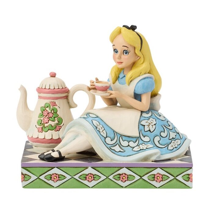 Disney Traditions A Cup of Curiosity (Alice with Teapot PRE-ORDER) - Disney Traditions