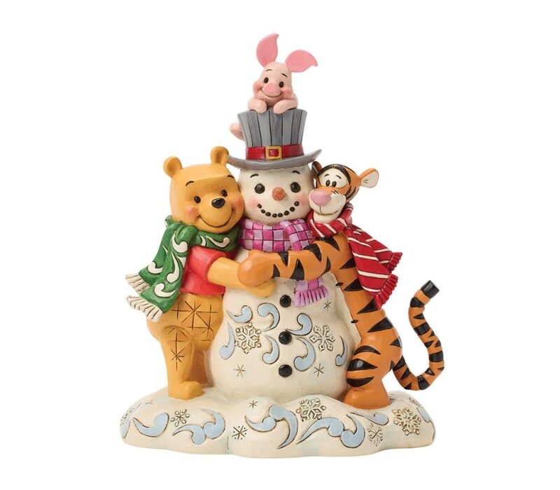Disney Traditions - A Chilly Creation (Pooh and Friends Hugging Snowman PRE-ORDER)
