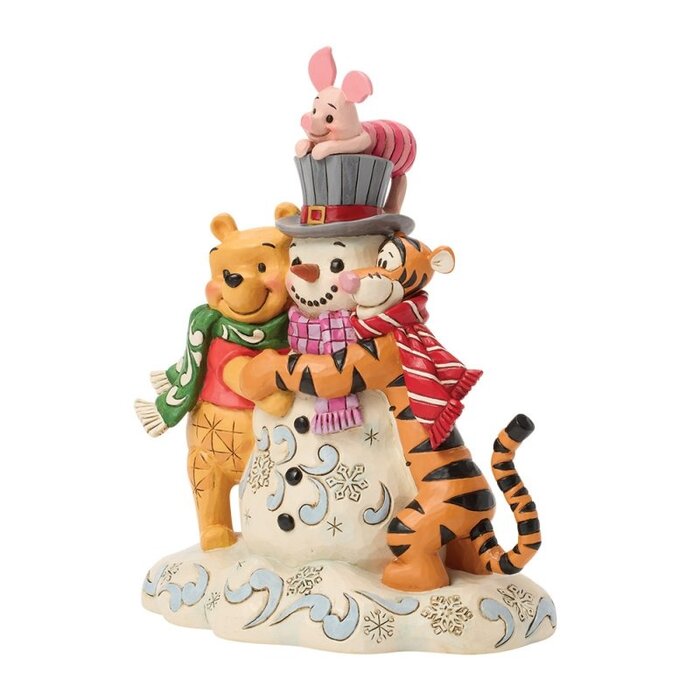 Disney Traditions - A Chilly Creation (Pooh and Friends Hugging Snowman PRE-ORDER)