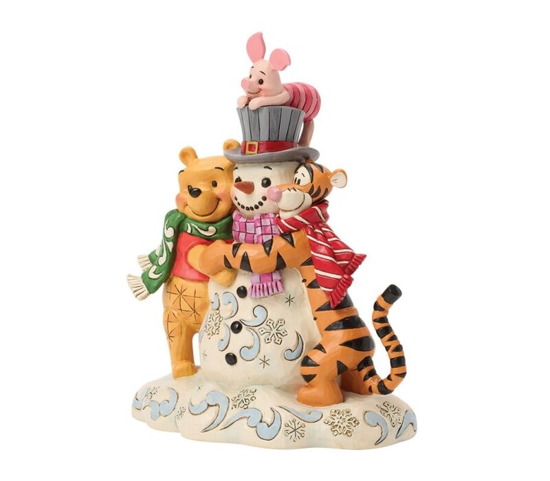 Disney Traditions - A Chilly Creation (Pooh and Friends Hugging Snowman PRE-ORDER)