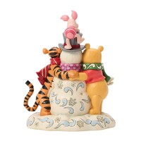 Disney Traditions - A Chilly Creation (Pooh and Friends Hugging Snowman PRE-ORDER)
