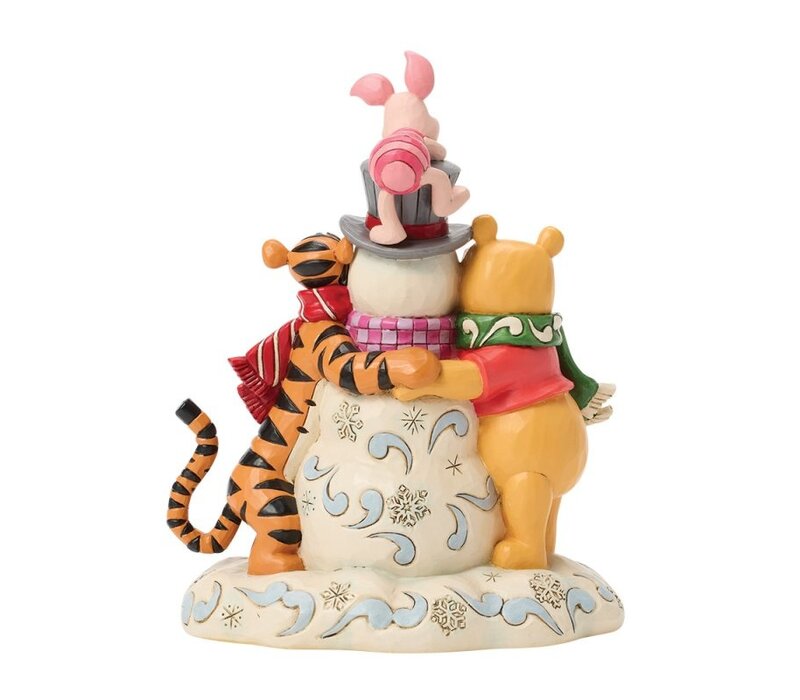 Disney Traditions - A Chilly Creation (Pooh and Friends Hugging Snowman PRE-ORDER)