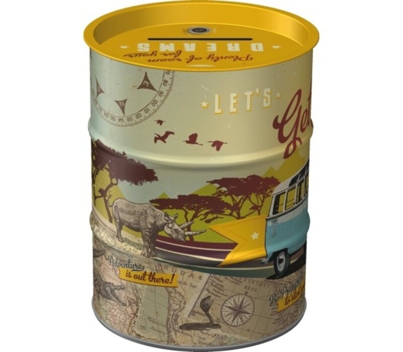 Nostalgic Art - Money Box Oil Barrel VW Bulli