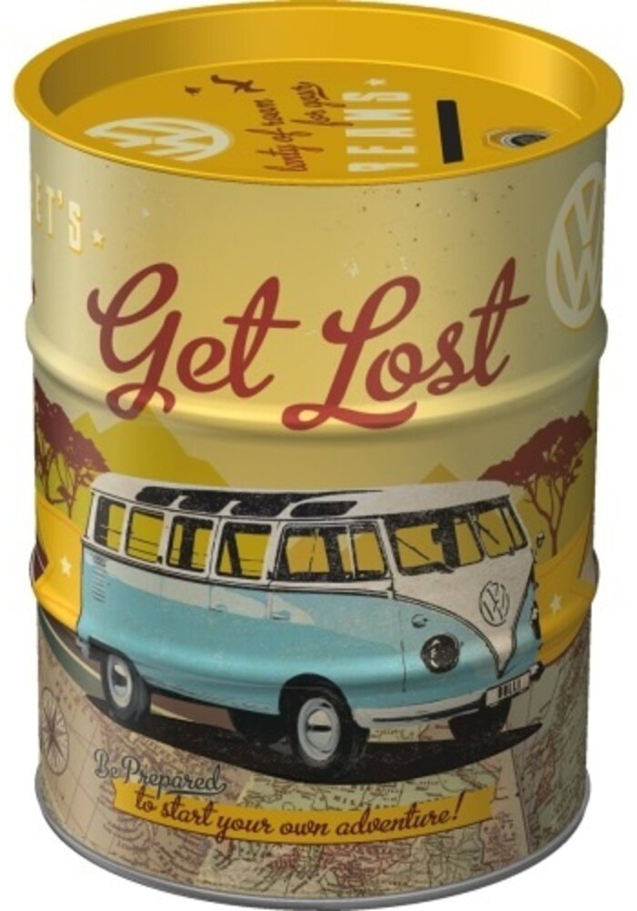 Nostalgic Art - Money Box Oil Barrel VW Bulli