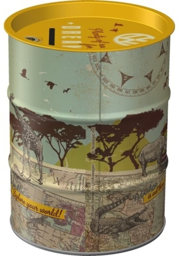 Nostalgic Art - Money Box Oil Barrel VW Bulli