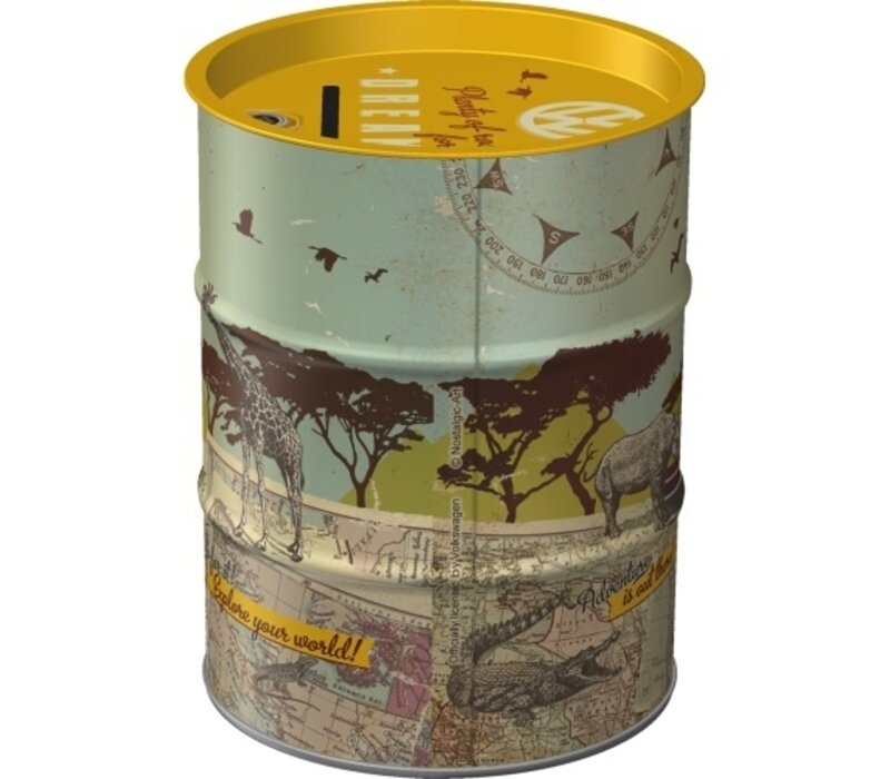 Nostalgic Art - Money Box Oil Barrel VW Bulli