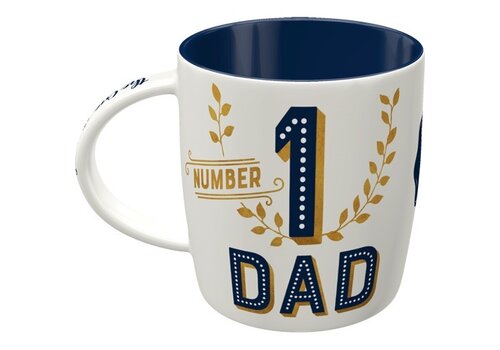 Nostalgic Art Mug Number 1 Dad - Nostalgic Art