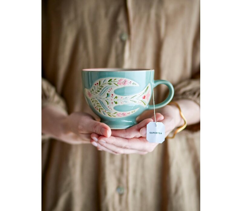 Bloomingville - Rosalynde Mug Green