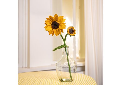 Sjaal met Verhaal Bloem: Zonnebloem - Sjaal met een Verhaal