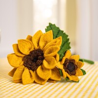 Sjaal met een Verhaal - Bloem: Zonnebloem