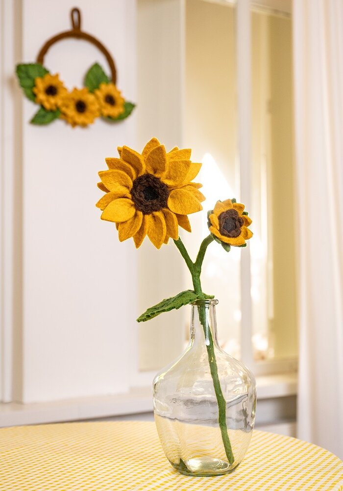 Sjaal met een Verhaal - Bloem: Zonnebloem