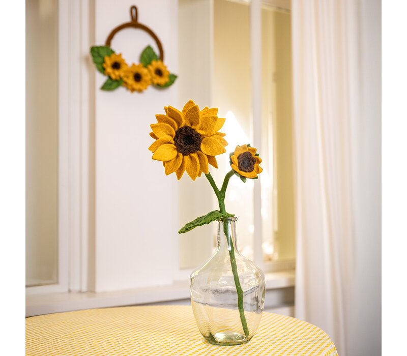 Sjaal met een Verhaal - Bloem: Zonnebloem