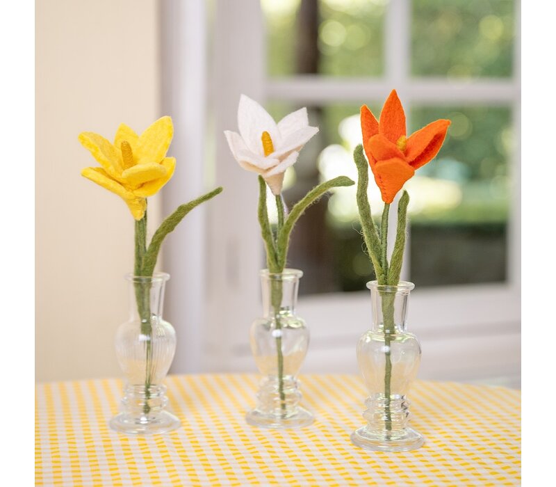 Sjaal met een Verhaal - Krokus Oranje