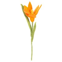 Sjaal met een Verhaal - Krokus Oranje