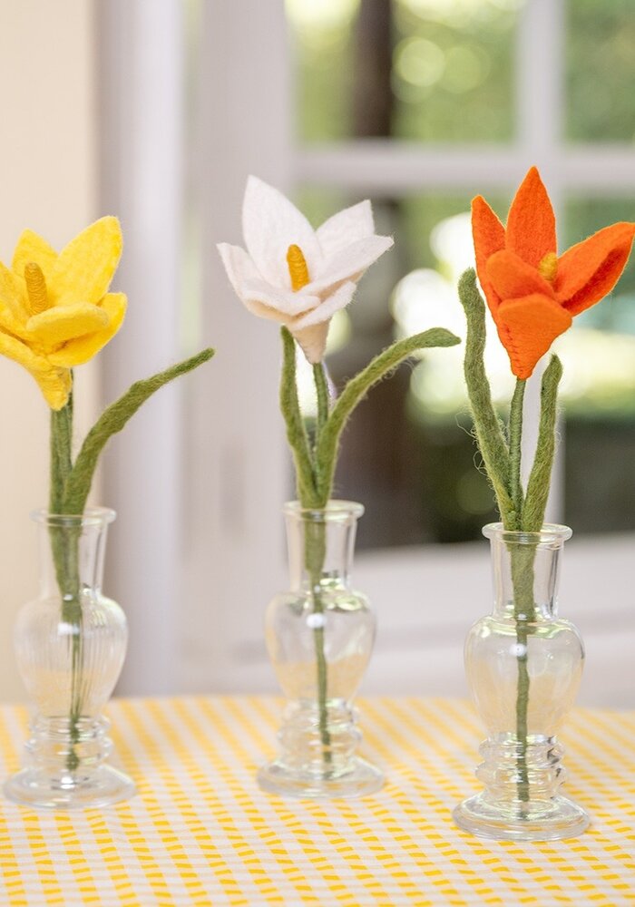 Sjaal met een Verhaal - Krokus Geel