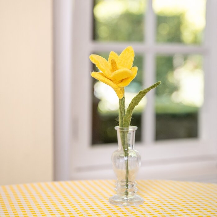 Sjaal met een Verhaal - Krokus Geel