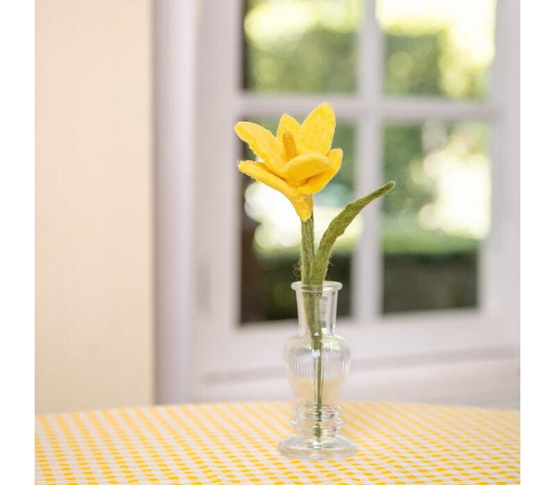 Sjaal met een Verhaal - Krokus Geel