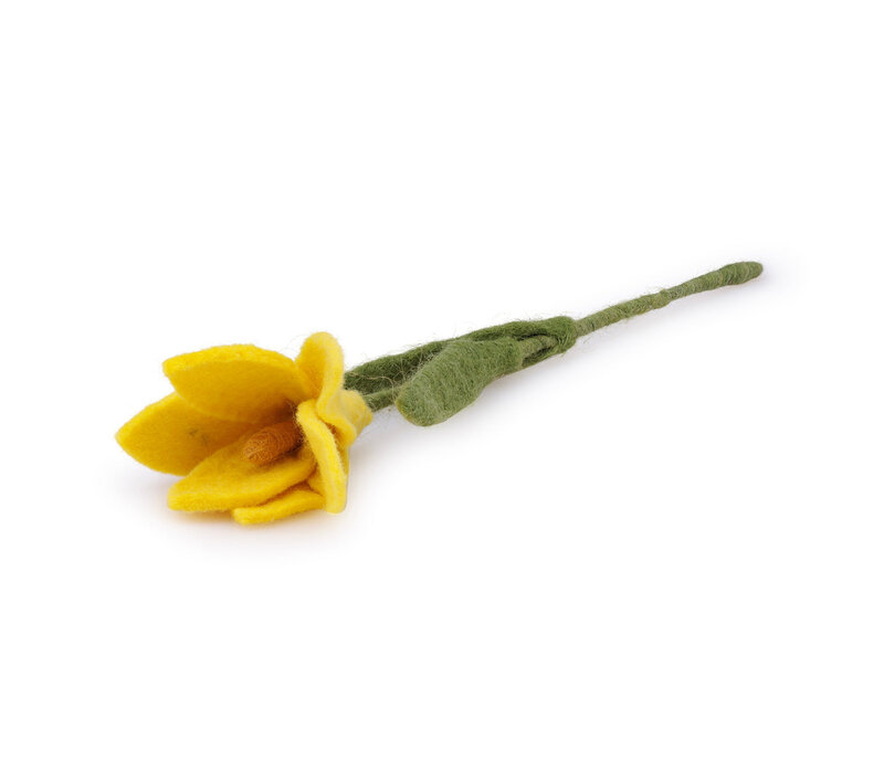 Sjaal met een Verhaal - Krokus Geel