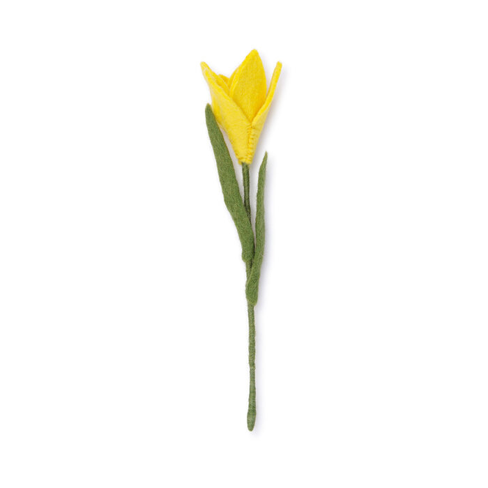 Sjaal met een Verhaal - Krokus Geel