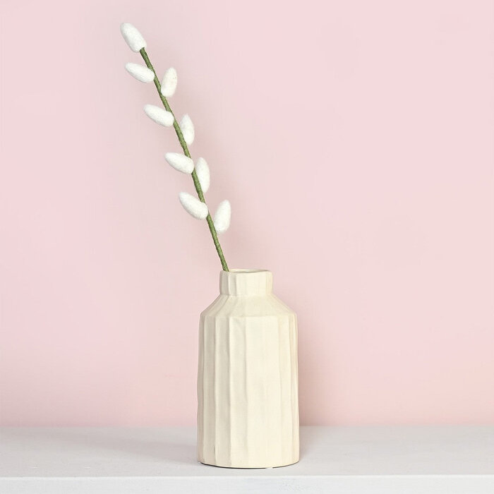 Sjaal met Verhaal Bloem: Tak Katje - Sjaal met een Verhaal