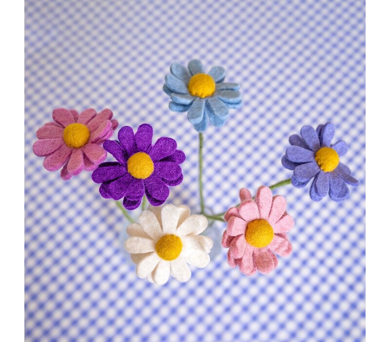 Sjaal met Verhaal - Margrietje Violet