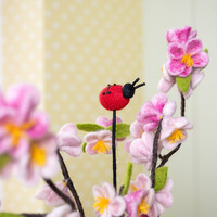 Sjaal met Verhaal - Steker met Lieveheersbeestje