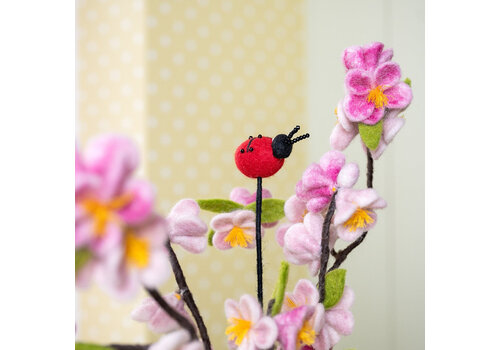 Sjaal met Verhaal Steker met Lieveheersbeestje  - Sjaal met Verhaal