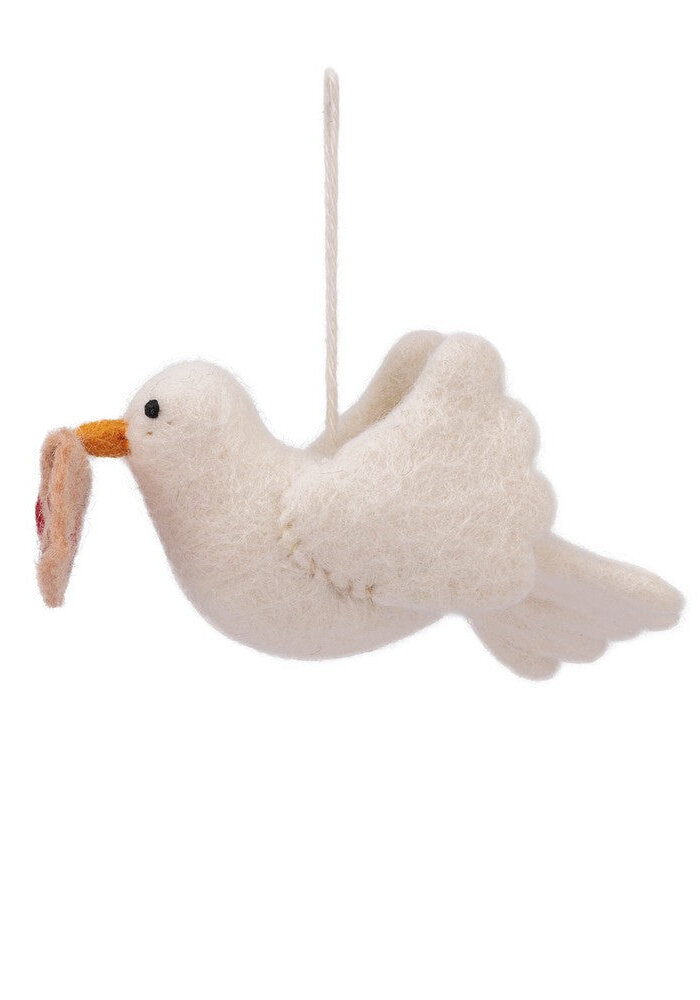 Sjaal met Verhaal - Hanger Duif Love is in the Air