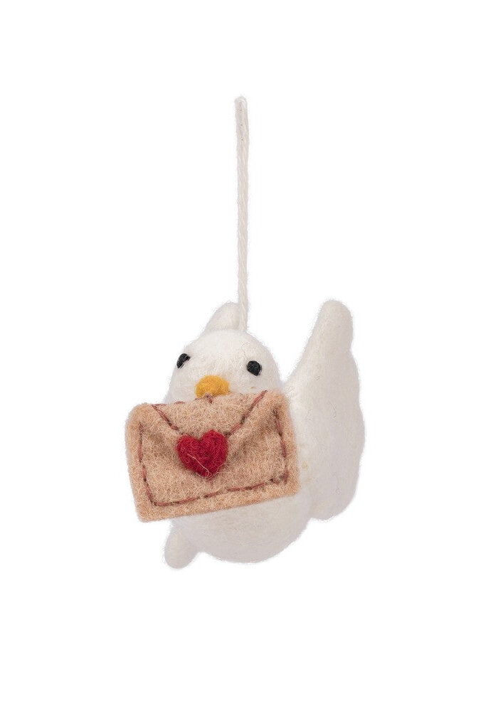 Sjaal met Verhaal - Hanger Duif Love is in the Air