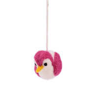 Sjaal met Verhaal - Hanger Vogeltje Fuchsia