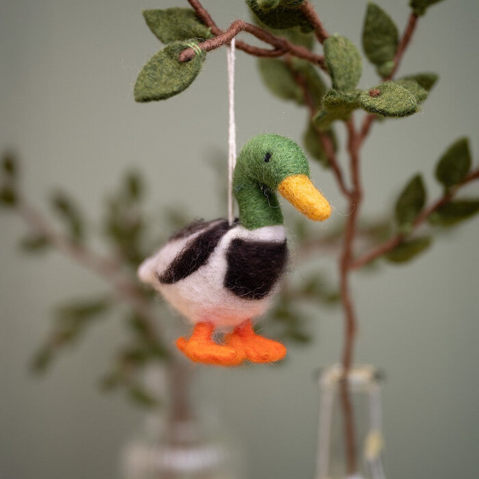 Sjaal met Verhaal - Hanger Eend: Wilde Eend Woerd