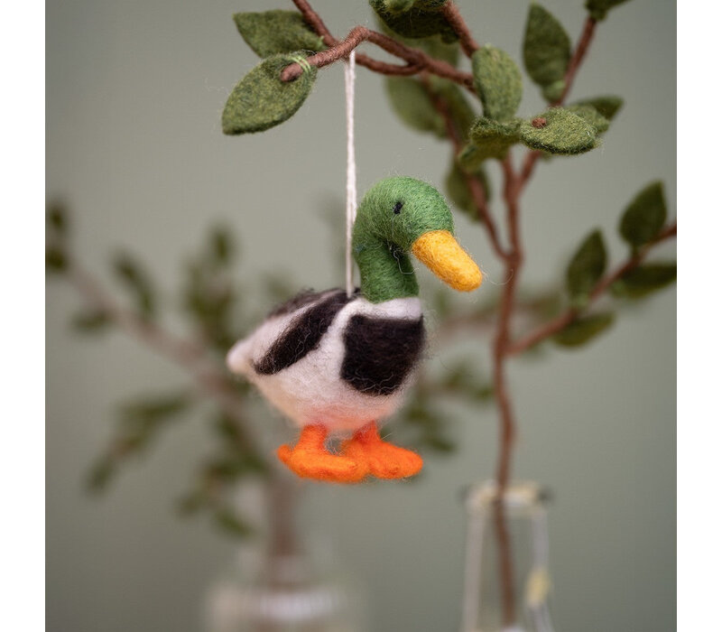 Sjaal met Verhaal - Hanger Eend: Wilde Eend Woerd