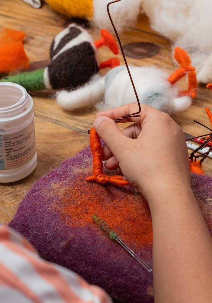 Sjaal met Verhaal - Hanger Eend: Wilde Eend