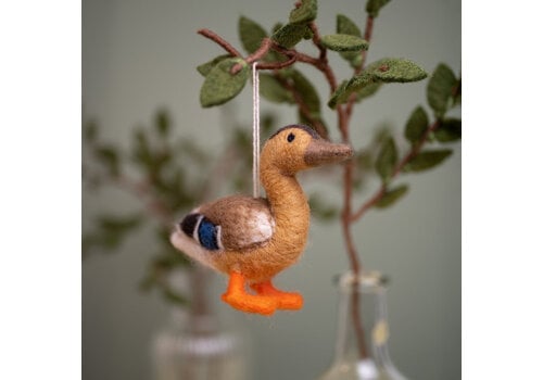 Sjaal met Verhaal Hanger Eend: Wilde Eend - Sjaal met Verhaal