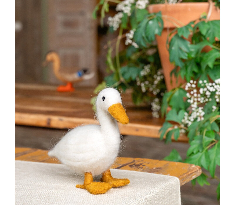 Sjaal met Verhaal - Decoratie Eend: Pekingeend