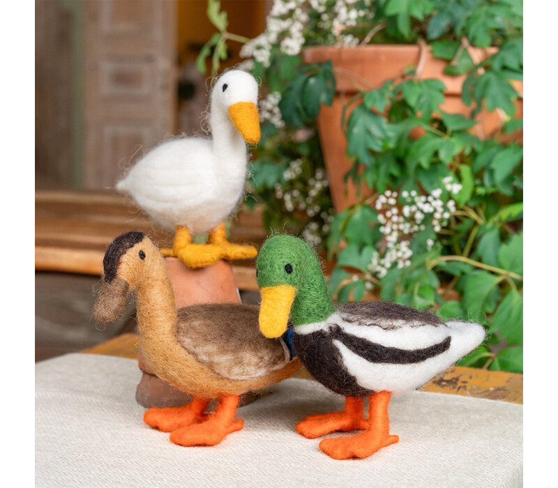 Sjaal met Verhaal - Decoratie Eend: Wilde Eend