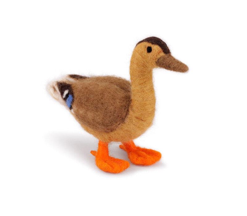 Sjaal met Verhaal - Decoratie Eend: Wilde Eend