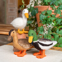 Sjaal met Verhaal - Decoratie Eend: Wilde Eend woerd